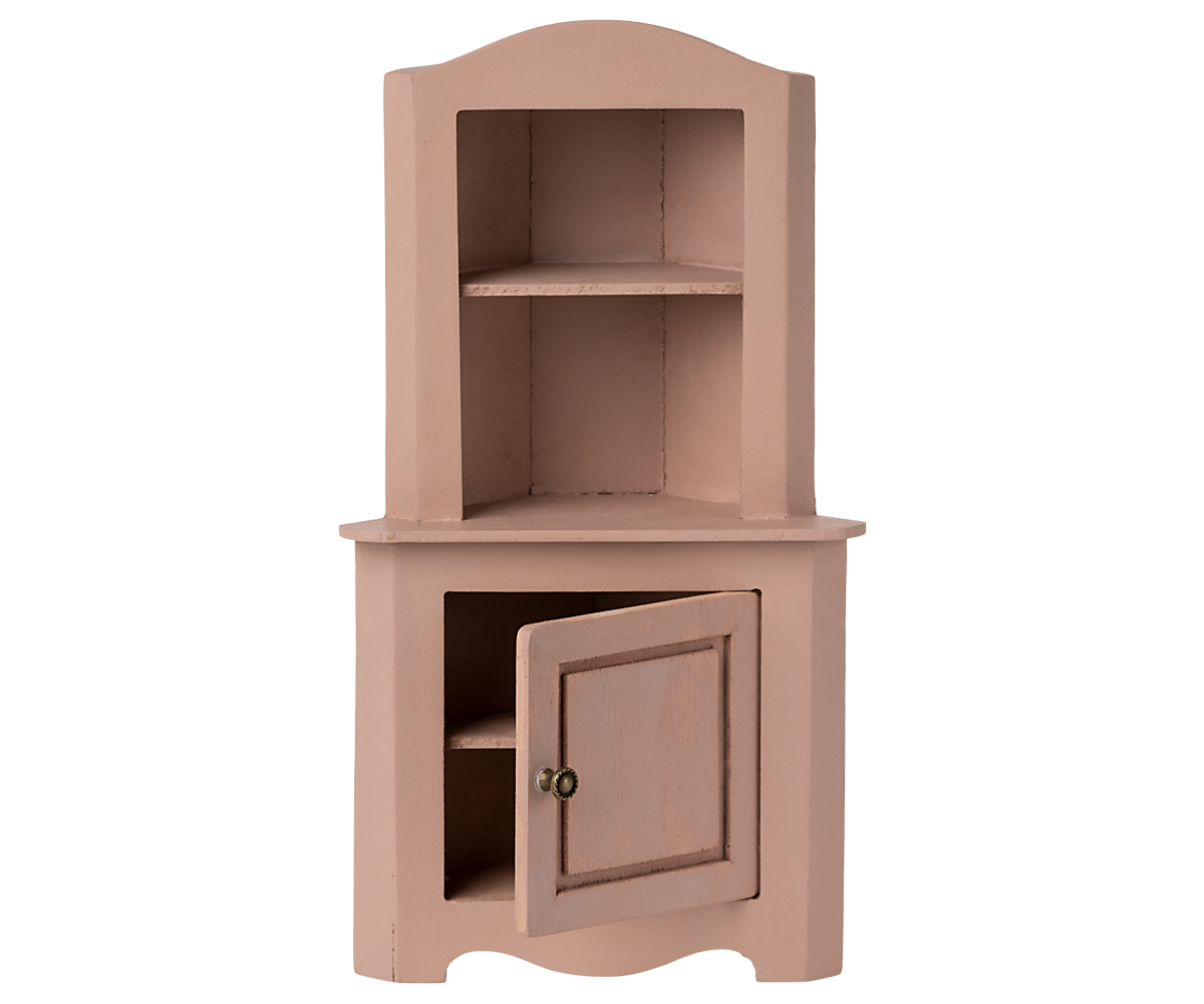 MAILEG Miniature Corner Cabinet Gammelrosa
