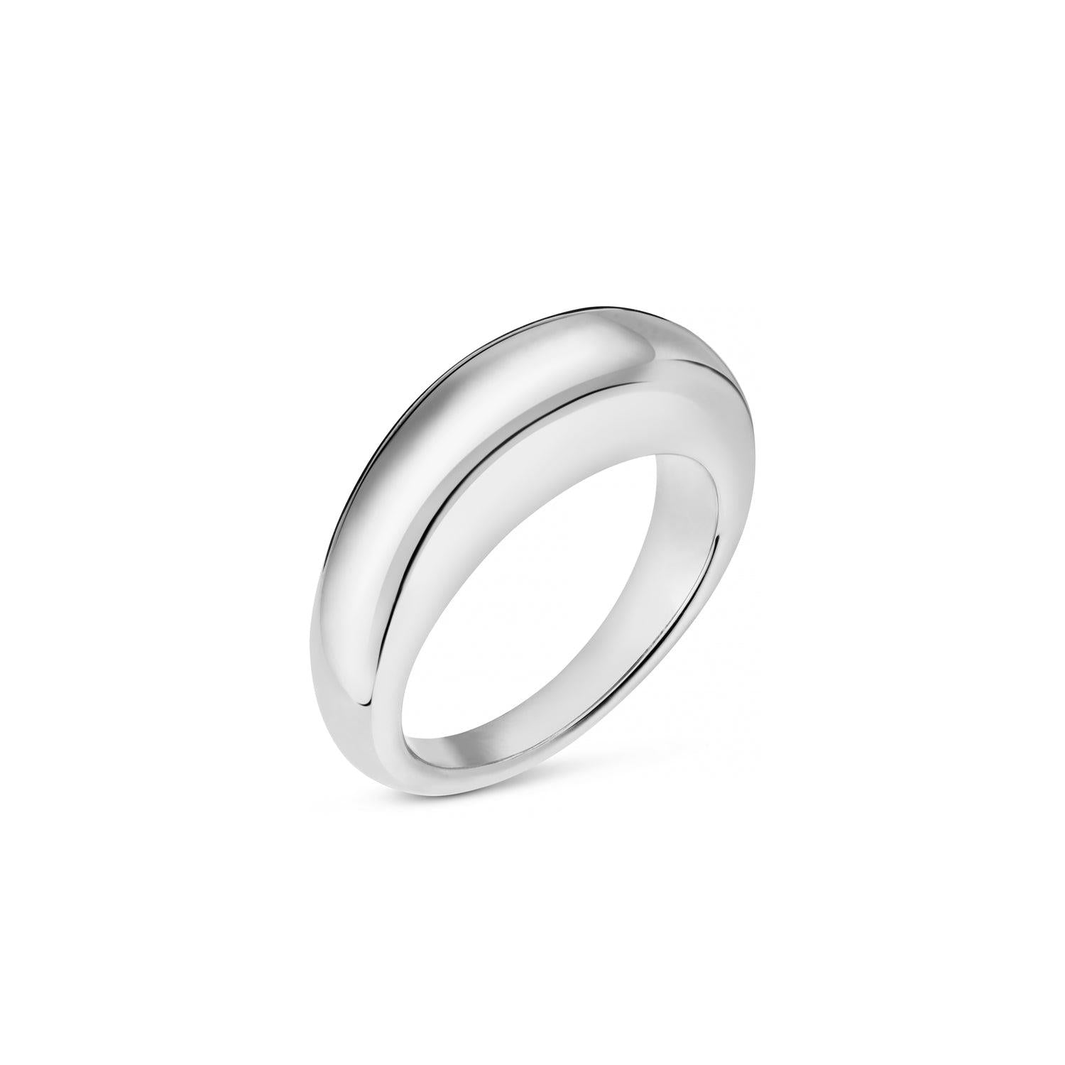 ORELIA Luxe Domed Silver S/M