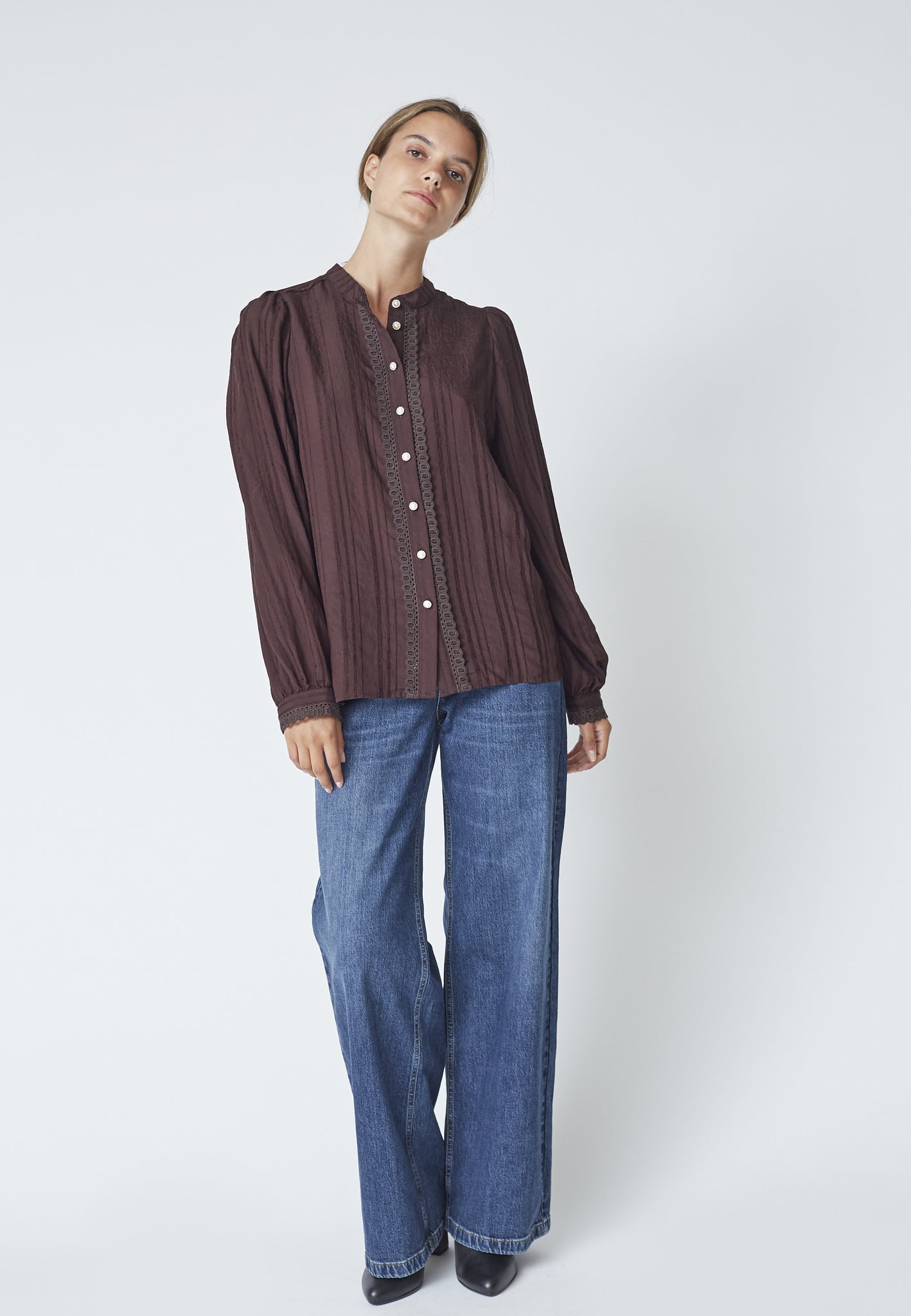 CO´ COUTURE Kesi Lace Shirt