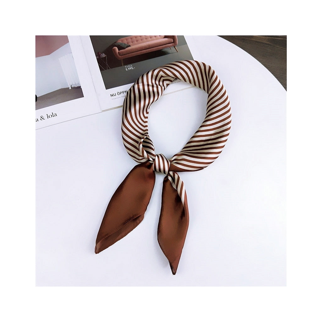 ENDLESS Bandana scarf Brown