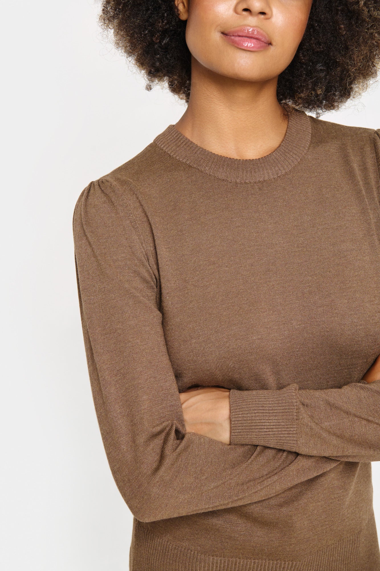SAINT TROPEZ Mila pullover Brun