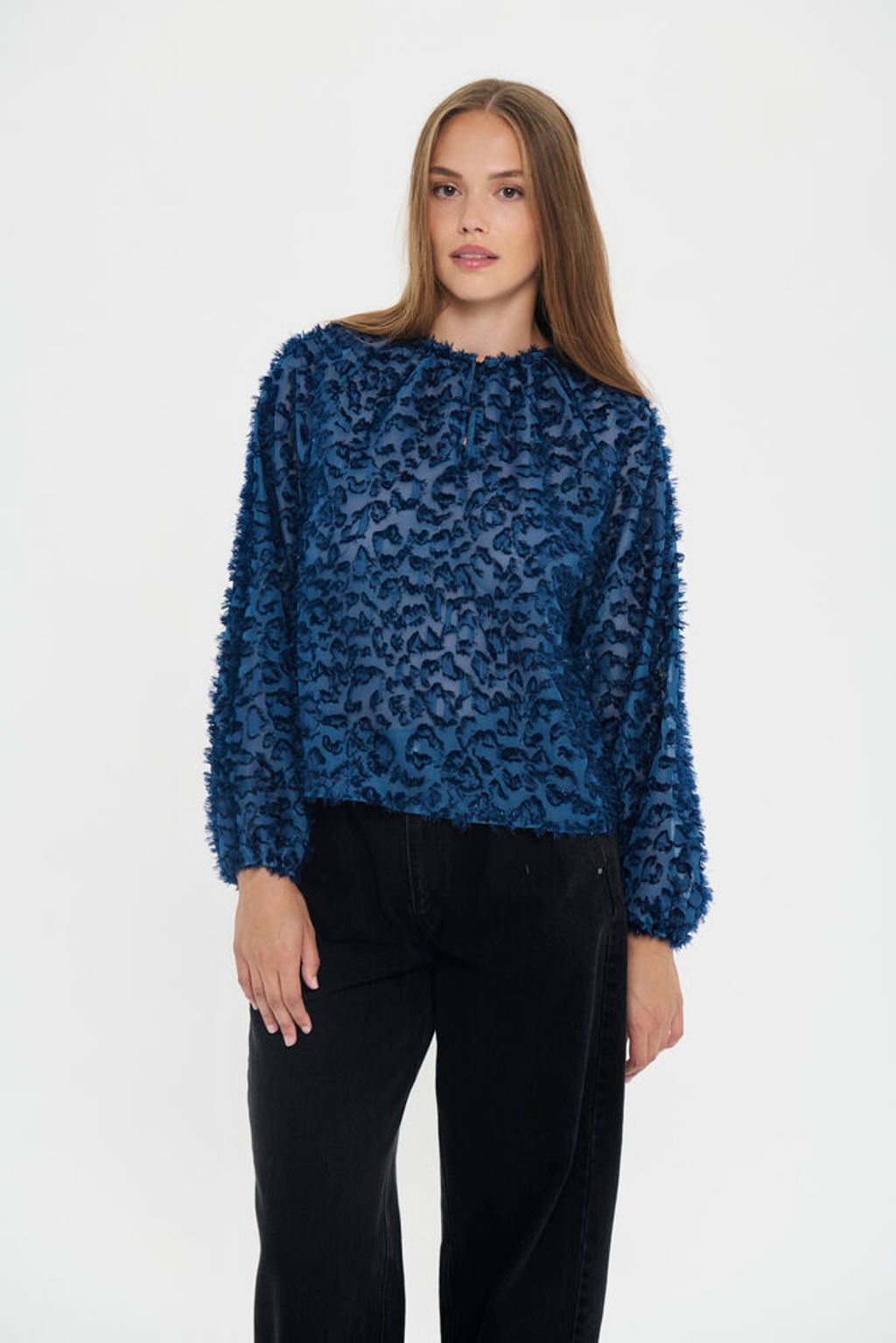 SAINT TROPEZ Nilsine Blouse Blue