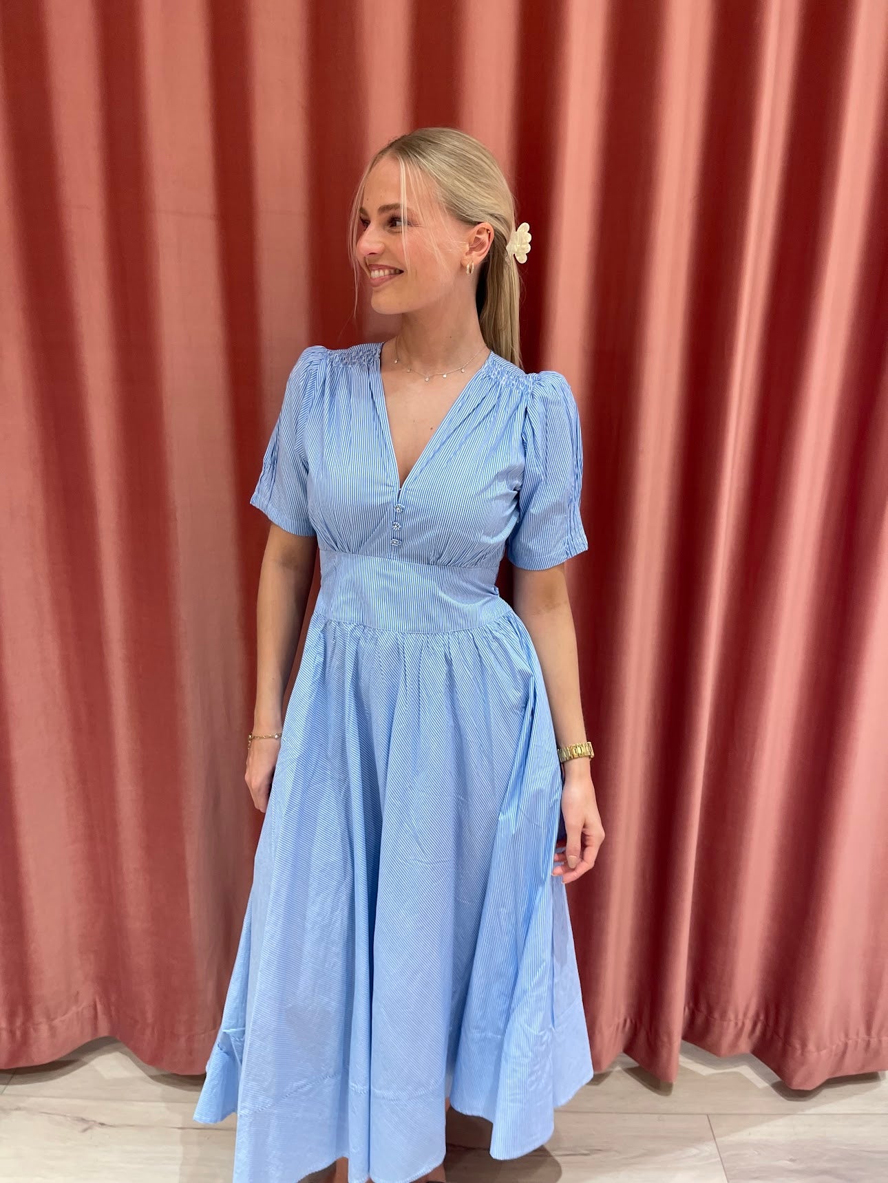 MISSMAYA Maria Dress Seaside Stripe - Farmor Ingvarda