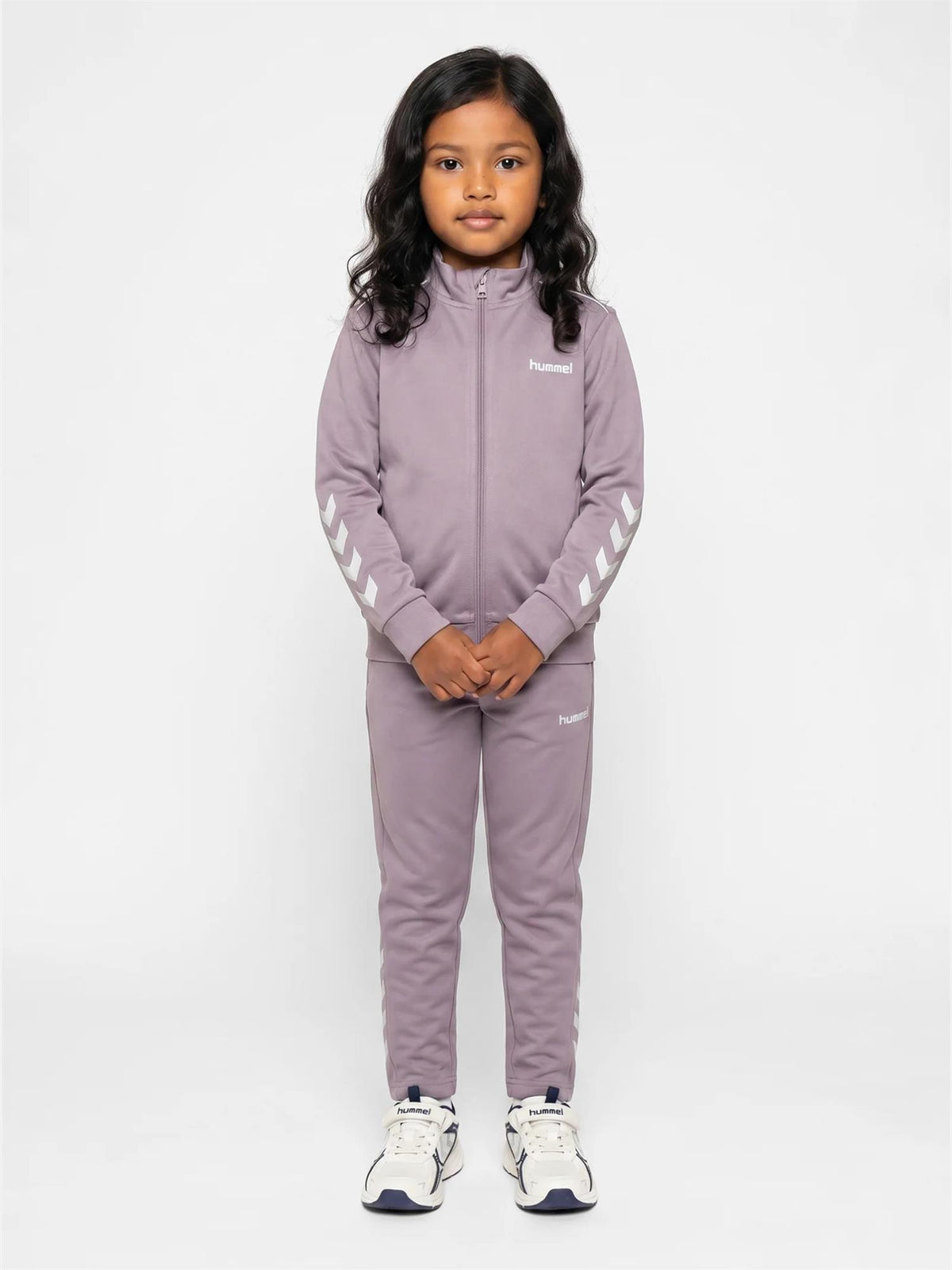 HUMMEL 4-10ÅR Logo Track Suit Jr Lavendel