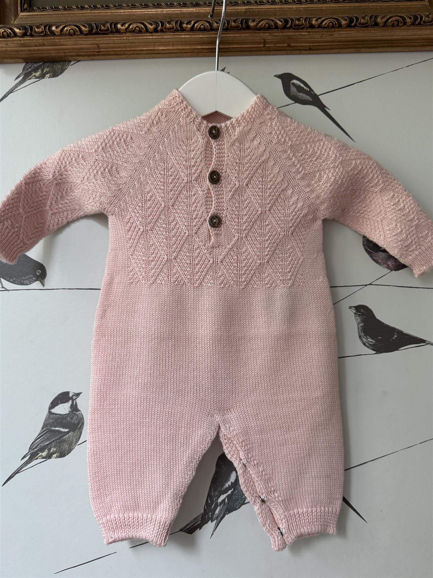 WEDOBLE Strikket Heldress,Ull Lys Rosa