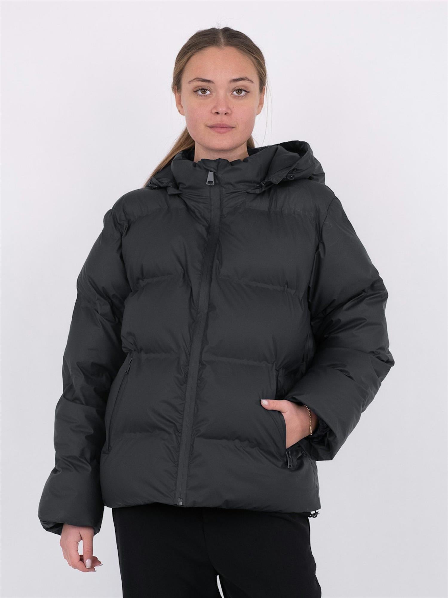 NEO NOIR Fox C Puffer Jacket Sort