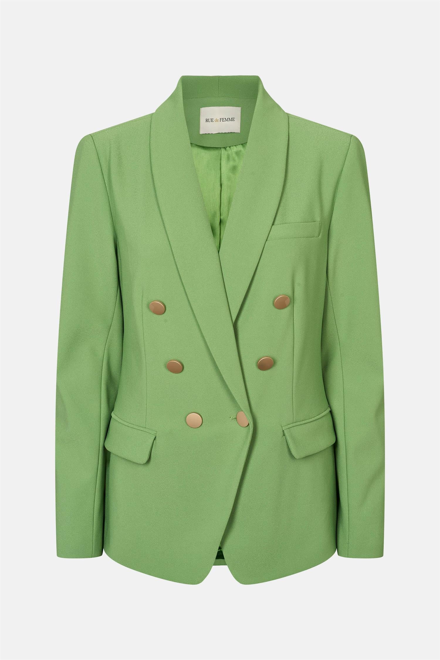 RUE de FEMME Comfy Eloise Blazer Spruce - Farmor Ingvarda