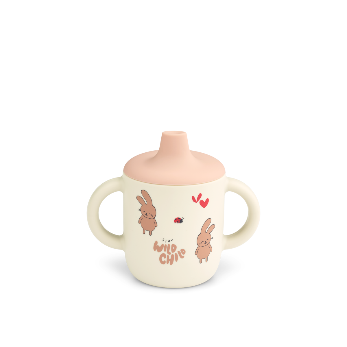 LIEWOOD Neil Sippy Cup,Wild Child Lyserosa/Krem