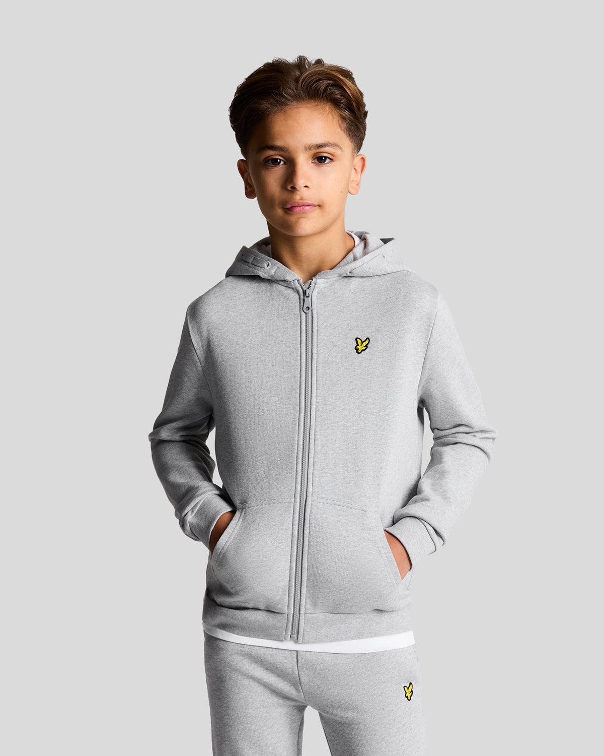 LYLE & SCOTT Hettejakke Lys Grå Melert