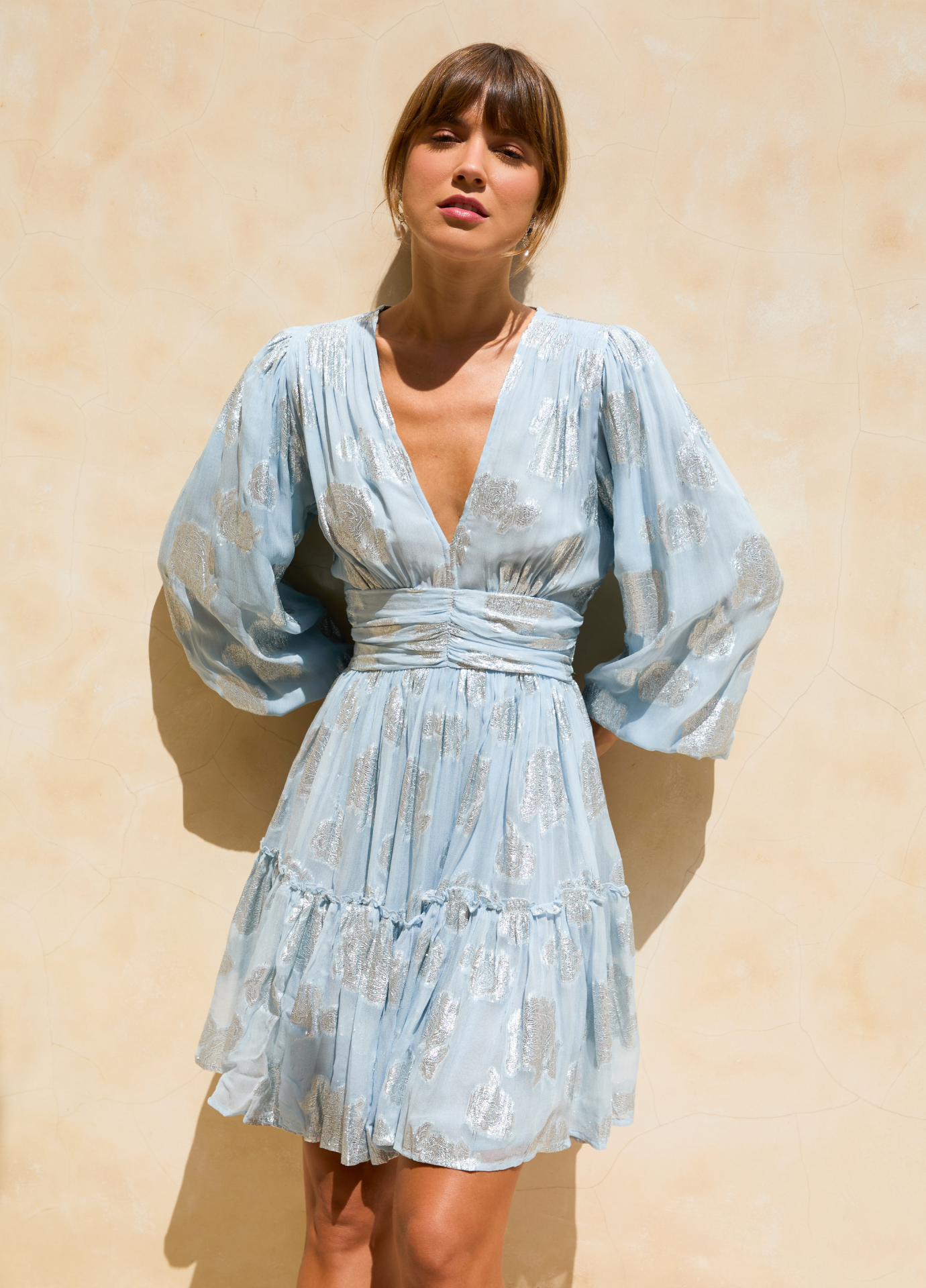 MISSMAYA Noor Dress Starlight Lurex