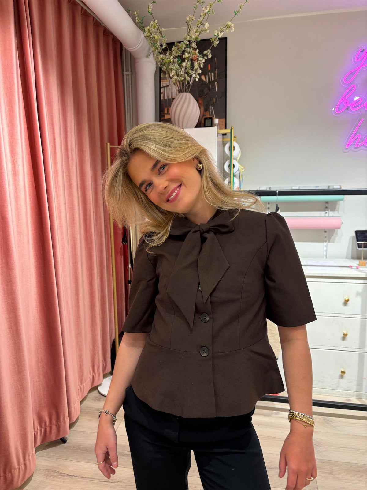 YAS Yasriu Scarf Blazer