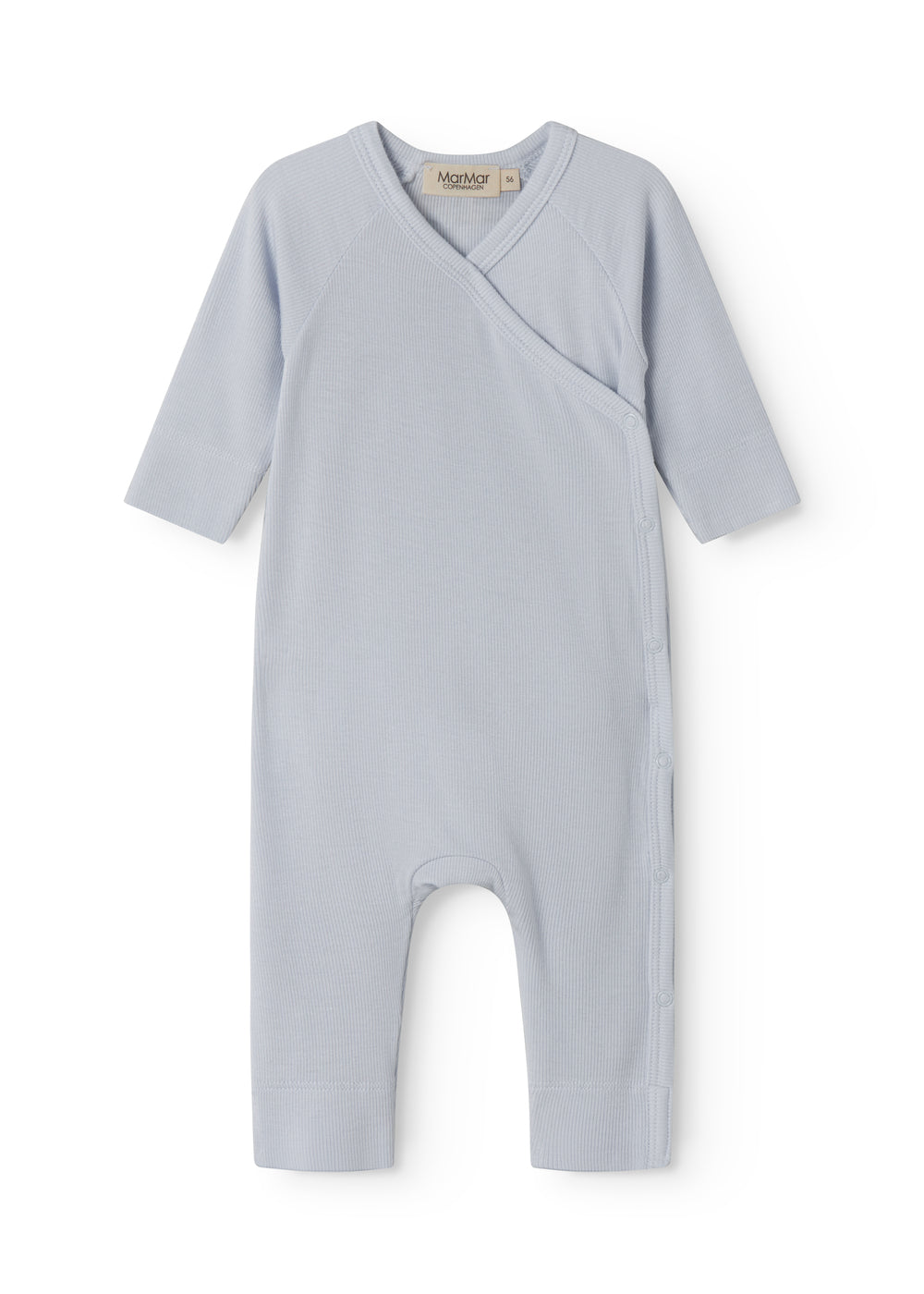 MARMAR COPENHAGEN 0-3ÅR Rulo heldress u/fot Micromodal,Newborn Gråblå - Farmor Ingvarda