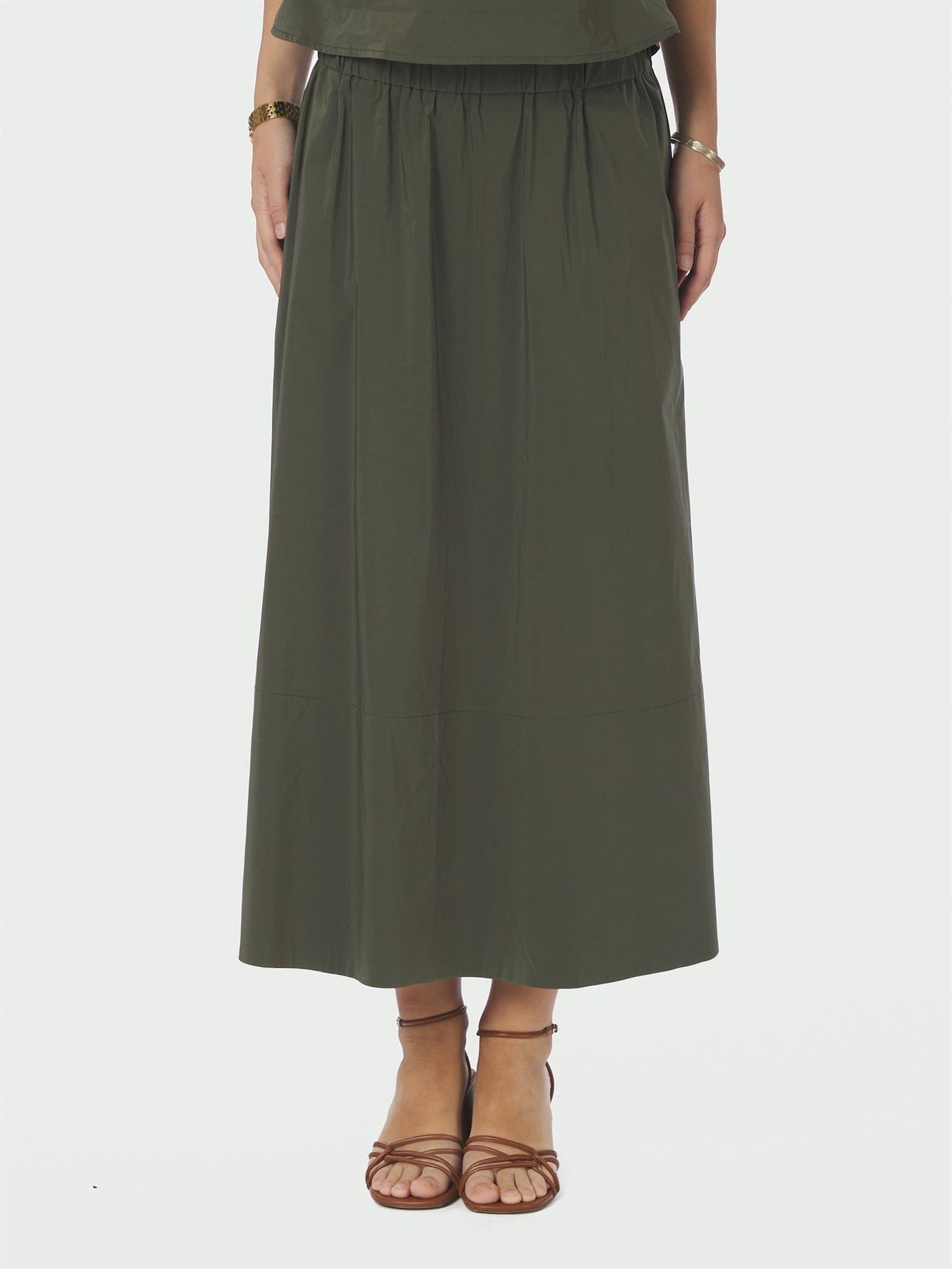 NEO NOIR Yara Poplin Skirt