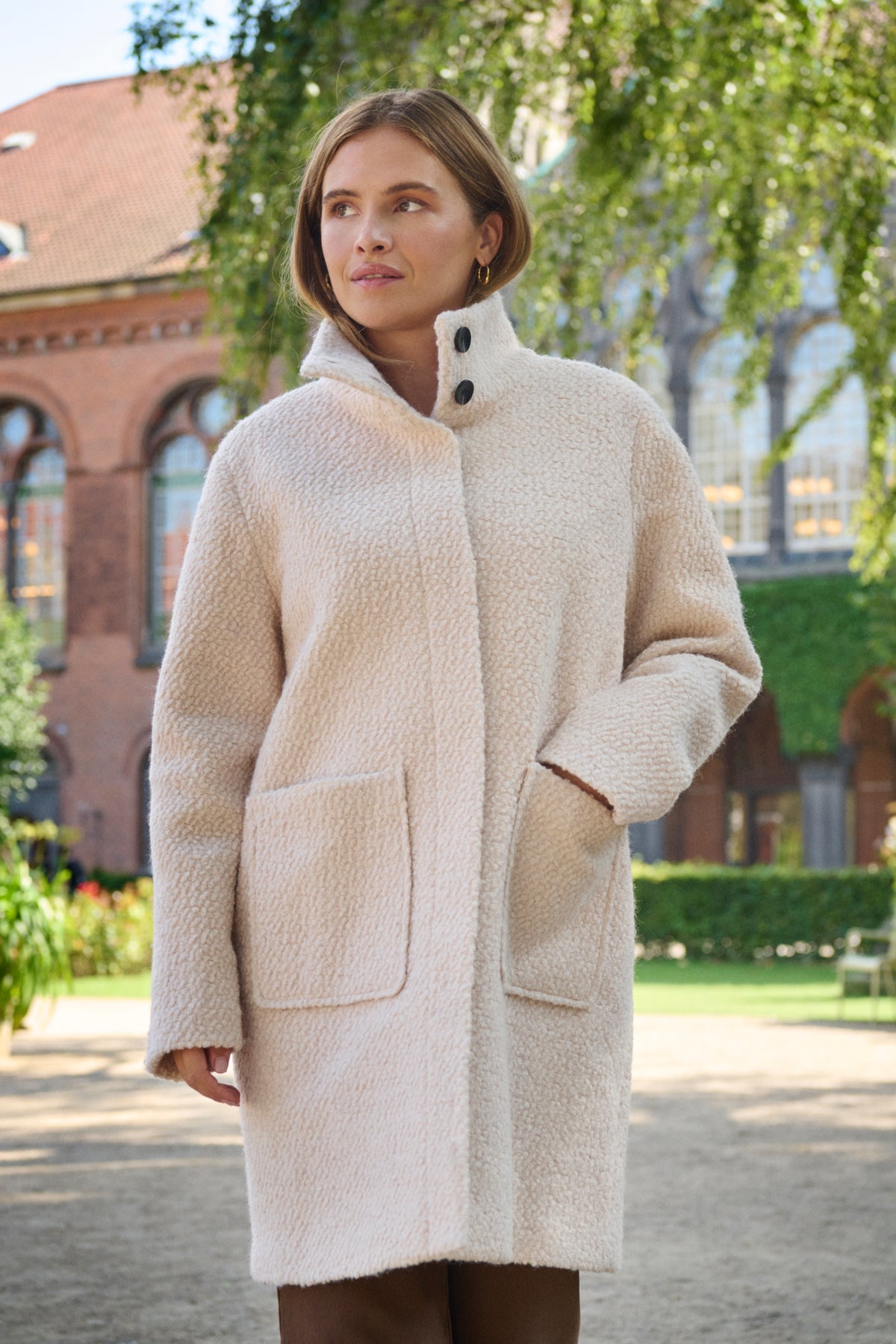 SAINT TROPEZ Freddy Coat Creme