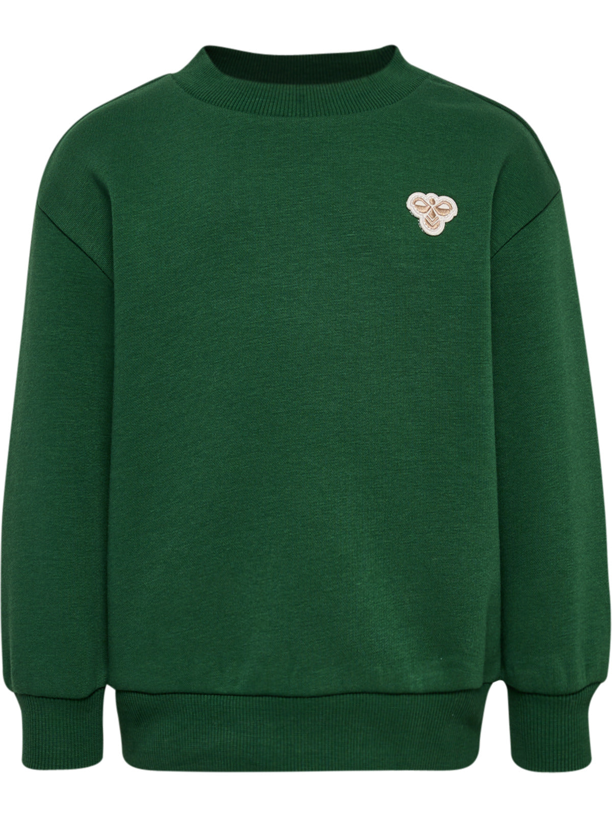 HUMMEL 0-4ÅR Loose Crewneck Bee Mørkegrønn