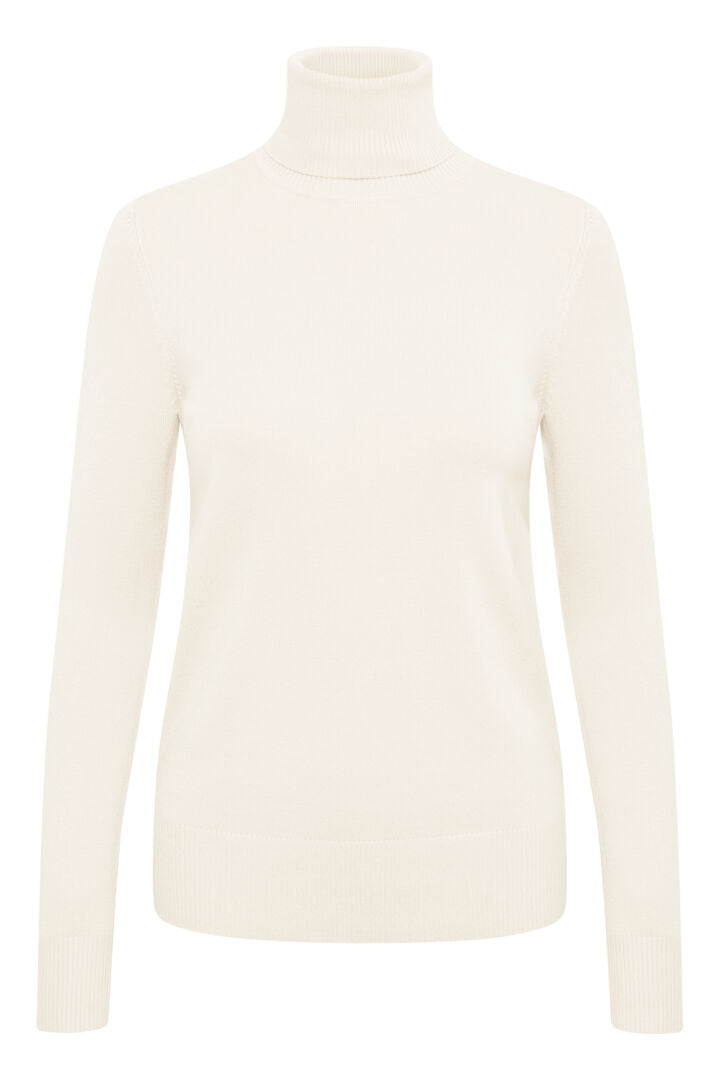 SAINT TROPEZ Mila rollneck pullover Ice