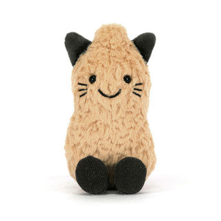 JELLYCAT Amuseables Peanut Cat Outfit,Sittende 12cm