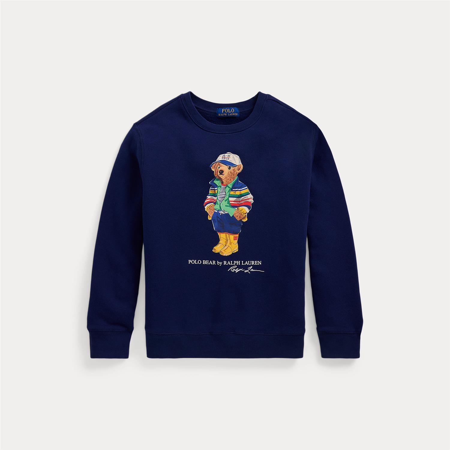 RALPH LAUREN 8-16År Polo Bear Sweatshirt,Teens Mørkeblå