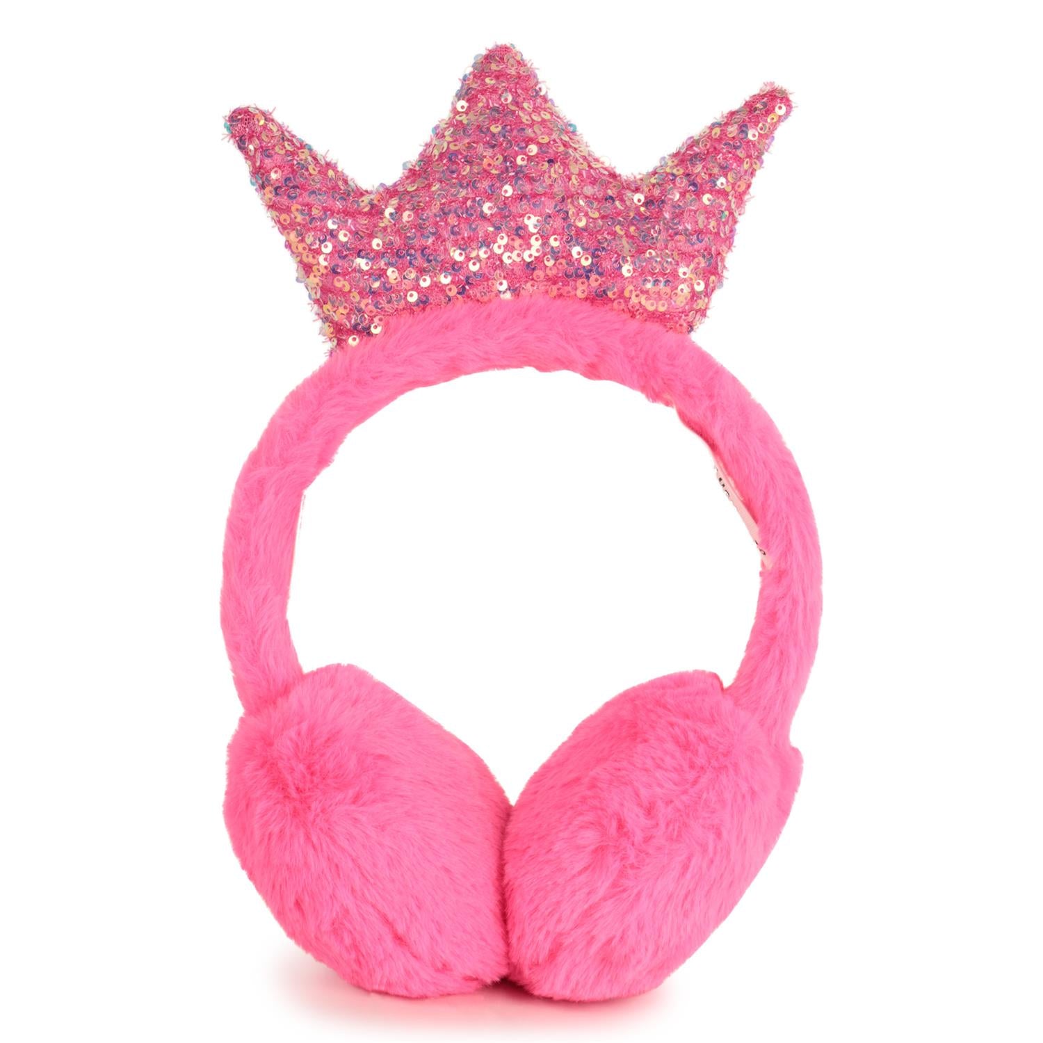BILLIEBLUSH Ørevarmer,Krone Rosa