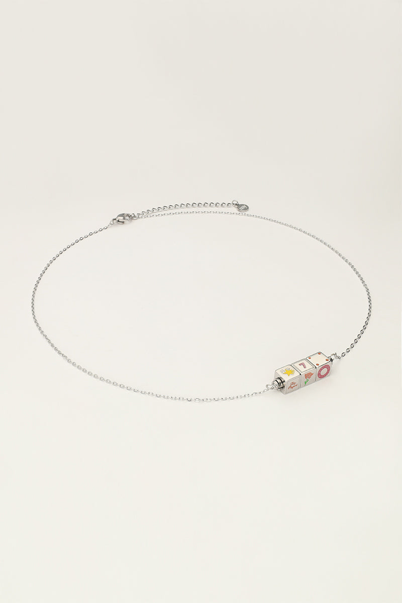 MY JEWELLERY Necklace cubes "New York" Sølv