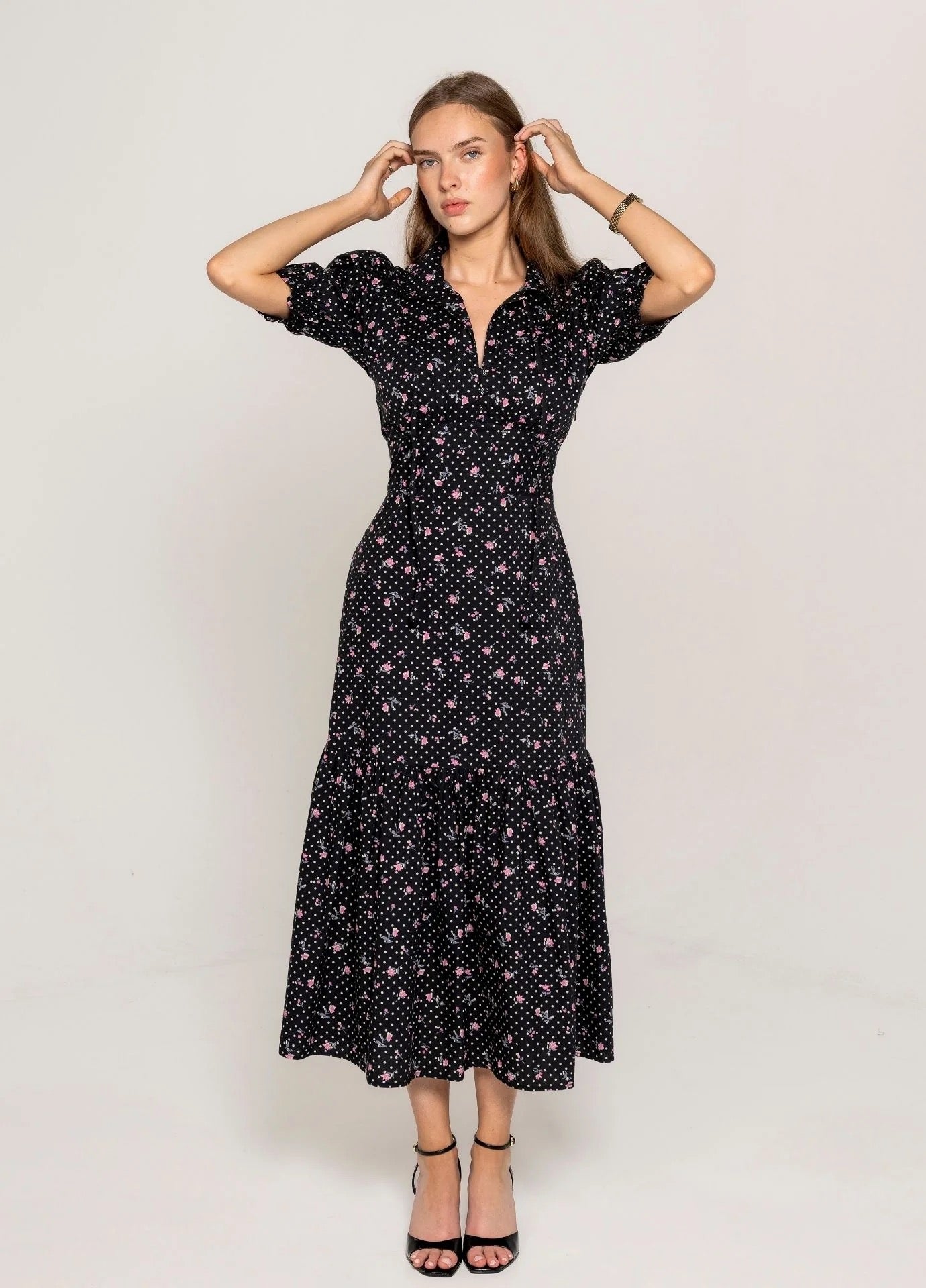 MISSMAYA Agatha Dress Polka Bloom