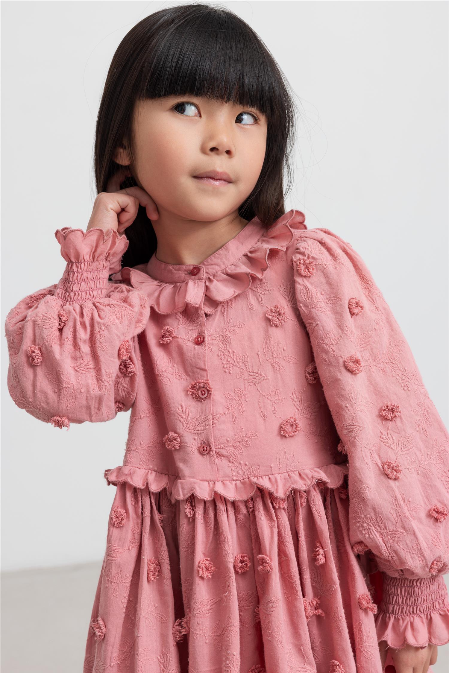 MARMAR COPENHAGEN 3-12ÅR Dipa Dress Korallrosa