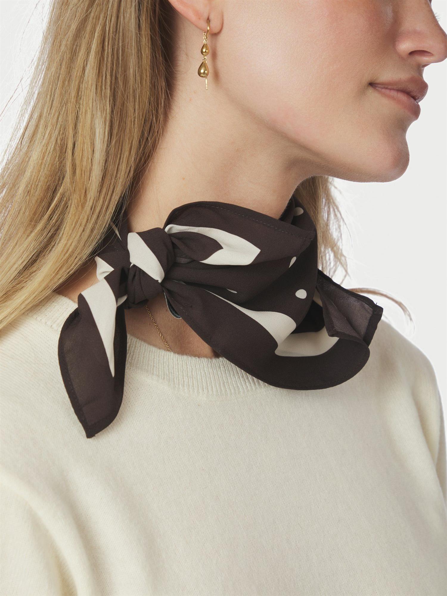 NEO NOIR Judy Dot Scarf