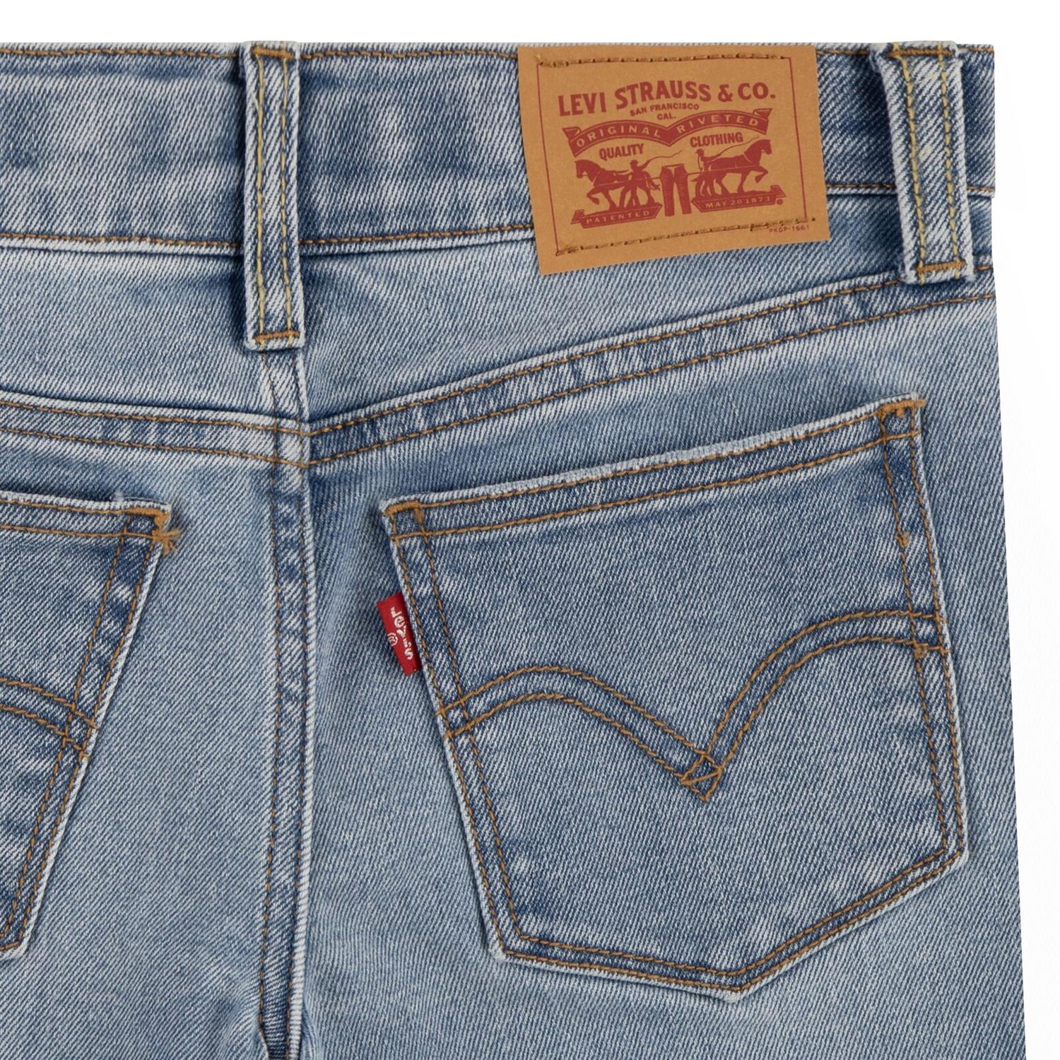 LEVIS Wide Leg - Stretch,Jente Lys Dongeri