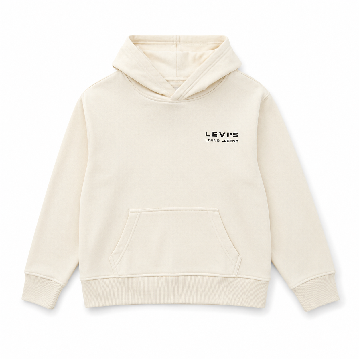 LEVIS 4-14ÅR Hettegenser Off-White