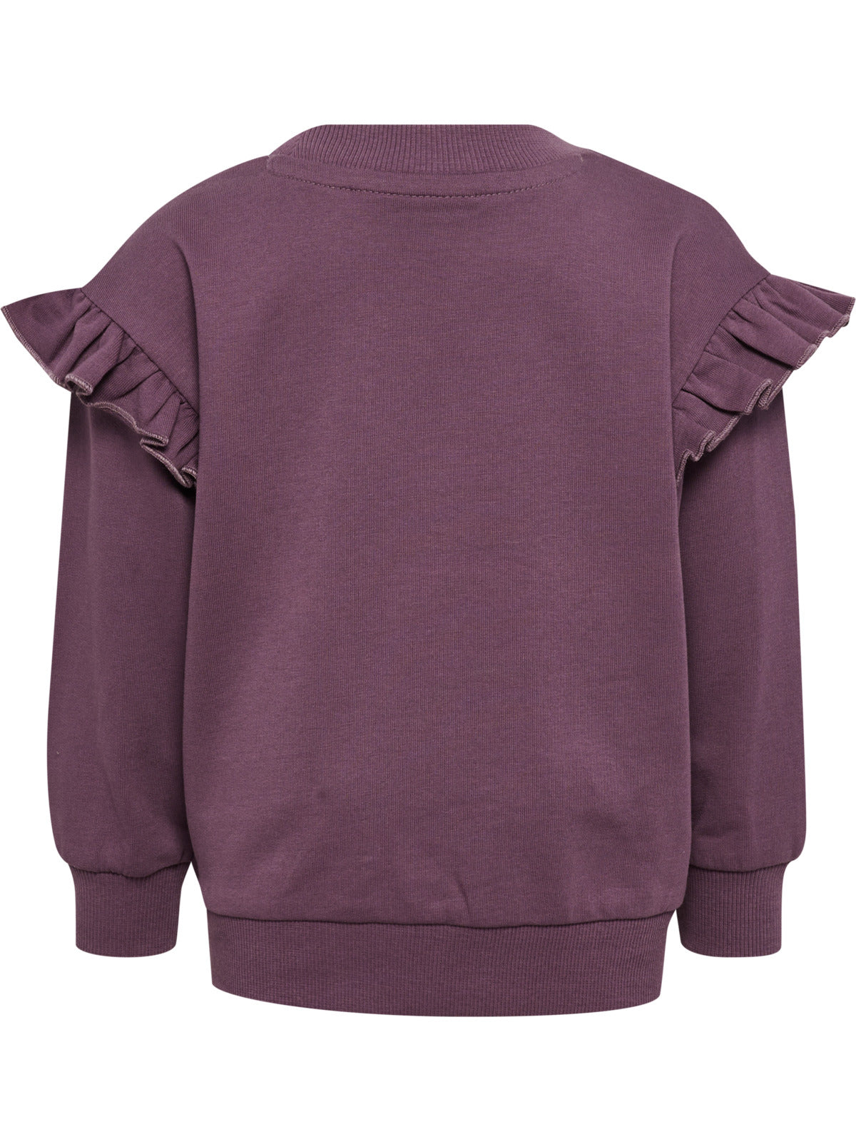 HUMMEL 0-4ÅR Loose Frill Sweatshirt Plomme