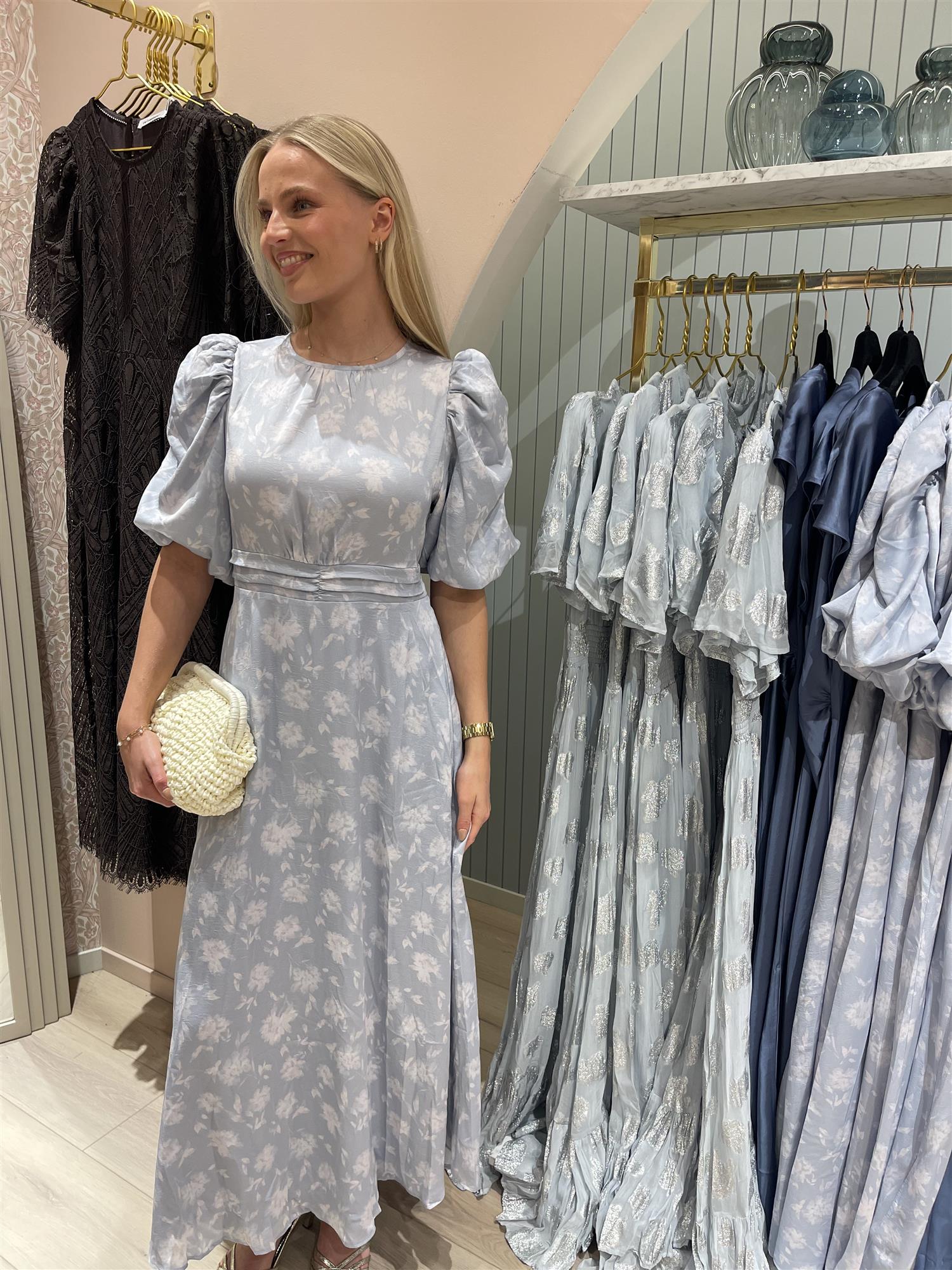 NEO NOIR Kikka Faded Flower Dress - Farmor Ingvarda