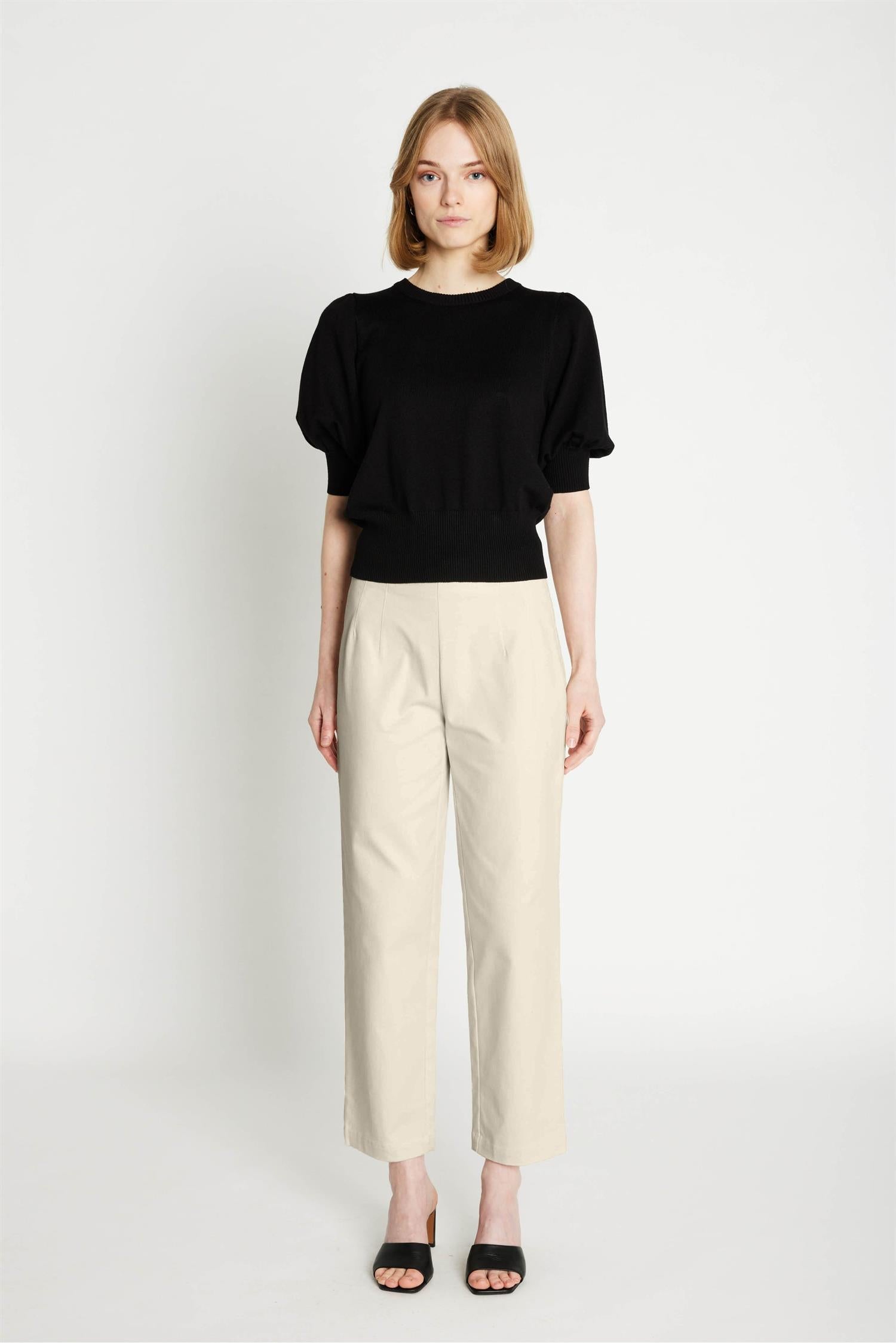 RUE de FEMME Olana Regular Pants Off White