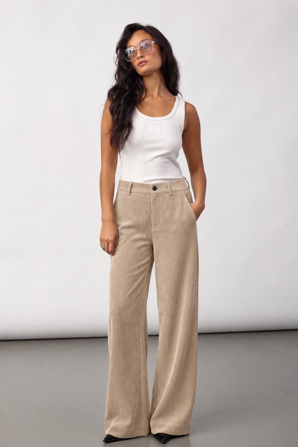 CO´ COUTURE Daisy Cord Pant Sand