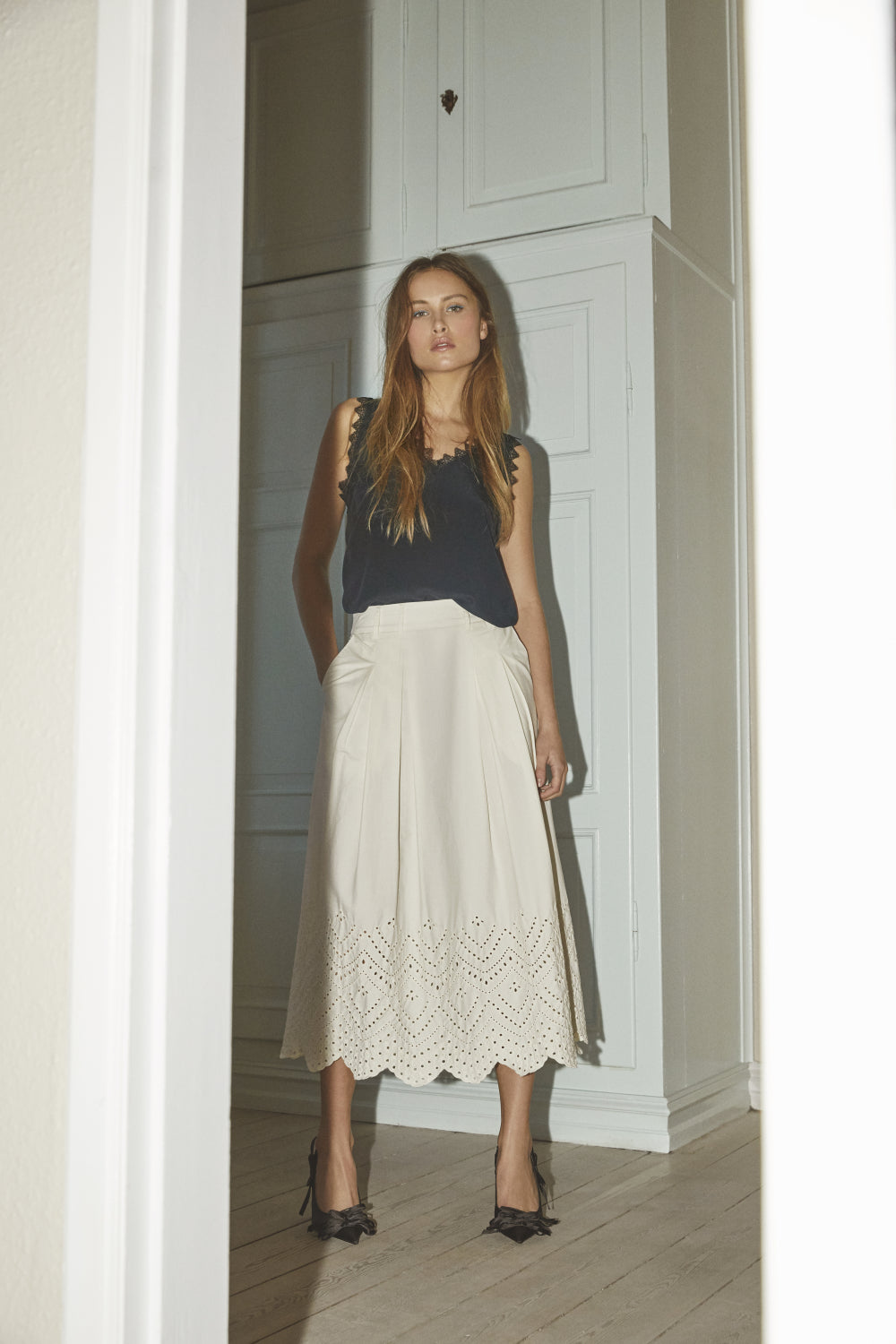 CO´ COUTURE Perin Lace Singlet Sort
