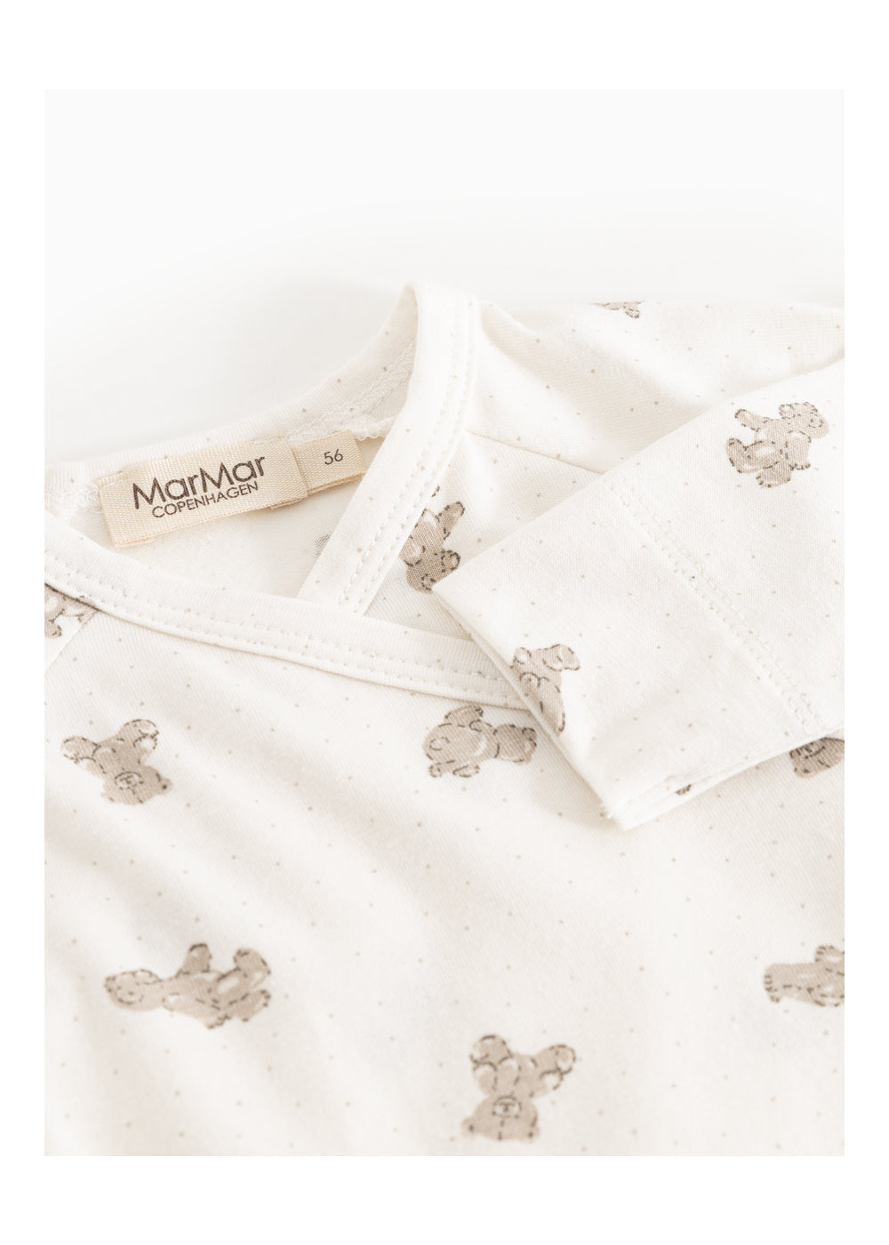 MARMAR COPENHAGEN 0-3ÅR Belito Body,Teddybears Krem