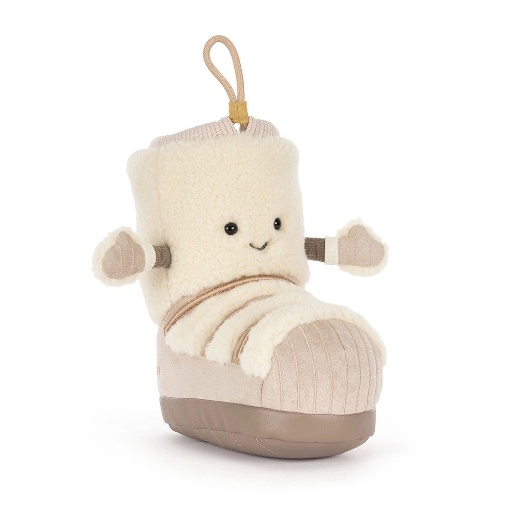 JELLYCAT Perta Snow Boot for barn, varm og komfortabel vinterstøvel med snørelås og myk innside, egnet for kalde vinterdager