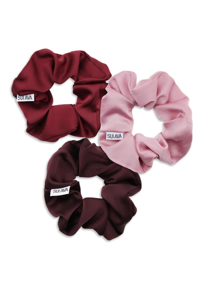 SUI AVA Ribbon Scrunchie 3 pack