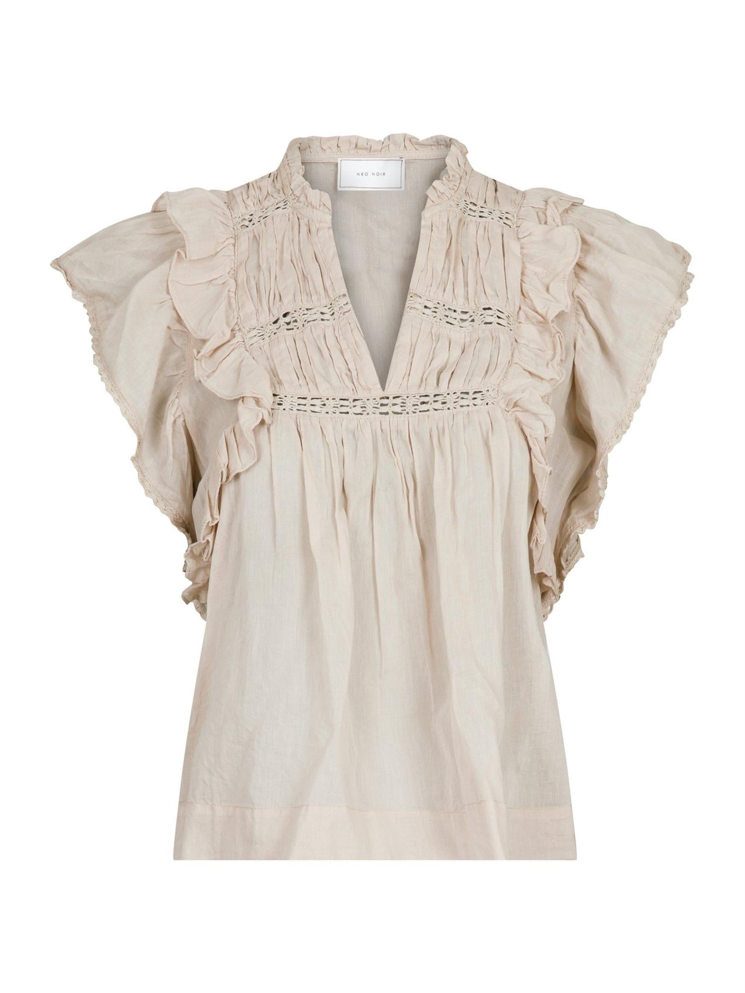 NEO NOIR Jayla Voile Top - Farmor Ingvarda
