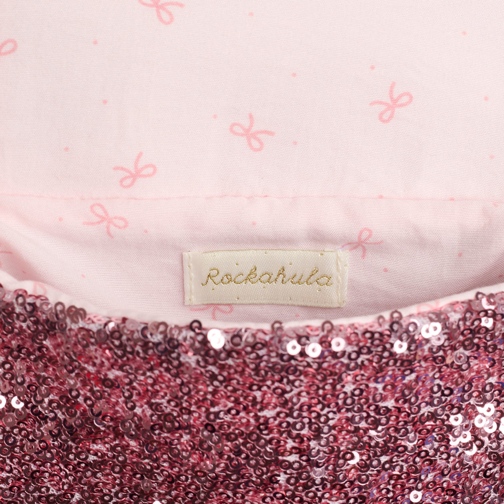 ROCKAHULA Kids Pretty in Pink Sequin Bag,Rosa