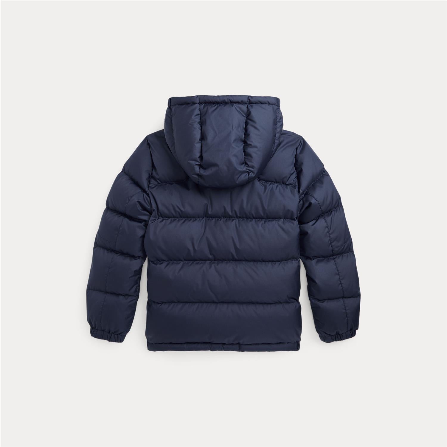 RALPH LAUREN 8-16År Ytterjakke m/hette,Ripstop Mørkeblå