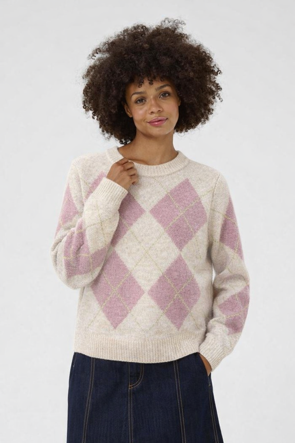 CULTURE Harlekin Katrina Pullover Whitecap