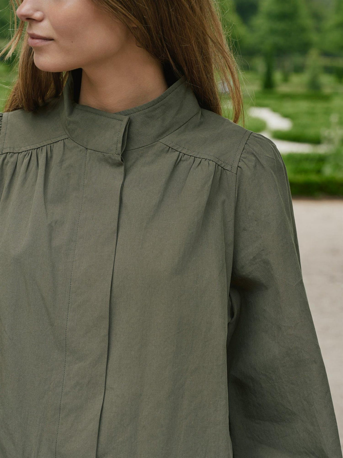 NEO NOIR Tirsa Twill Jacket Army