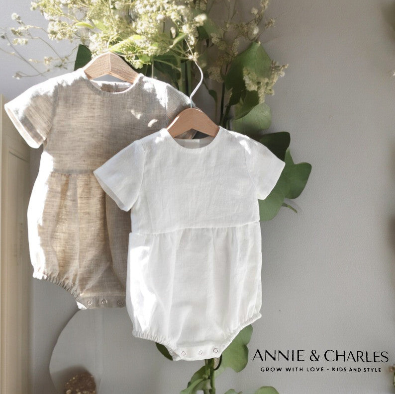 ANNIE & CHARLES Baby Bloomer Agate Hvit