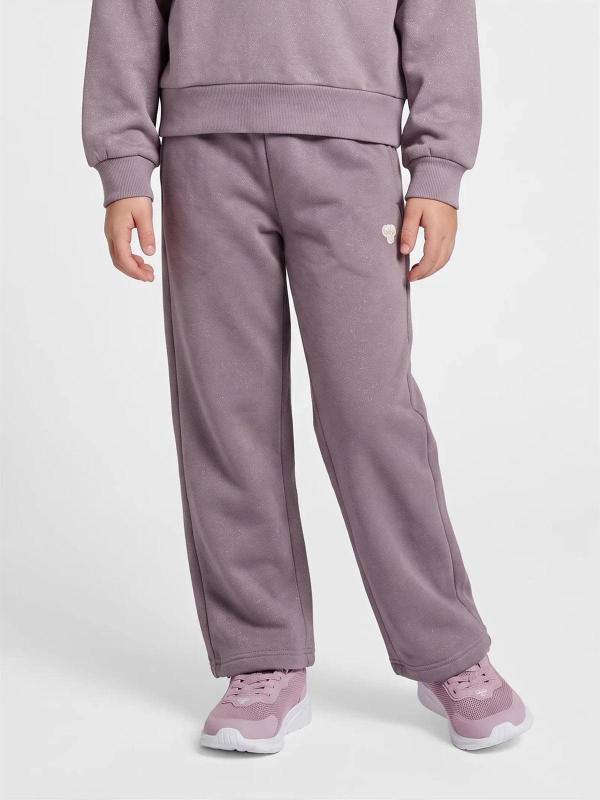HUMMEL 4-10ÅR Loose WL Glitterpants Jr Lavendel