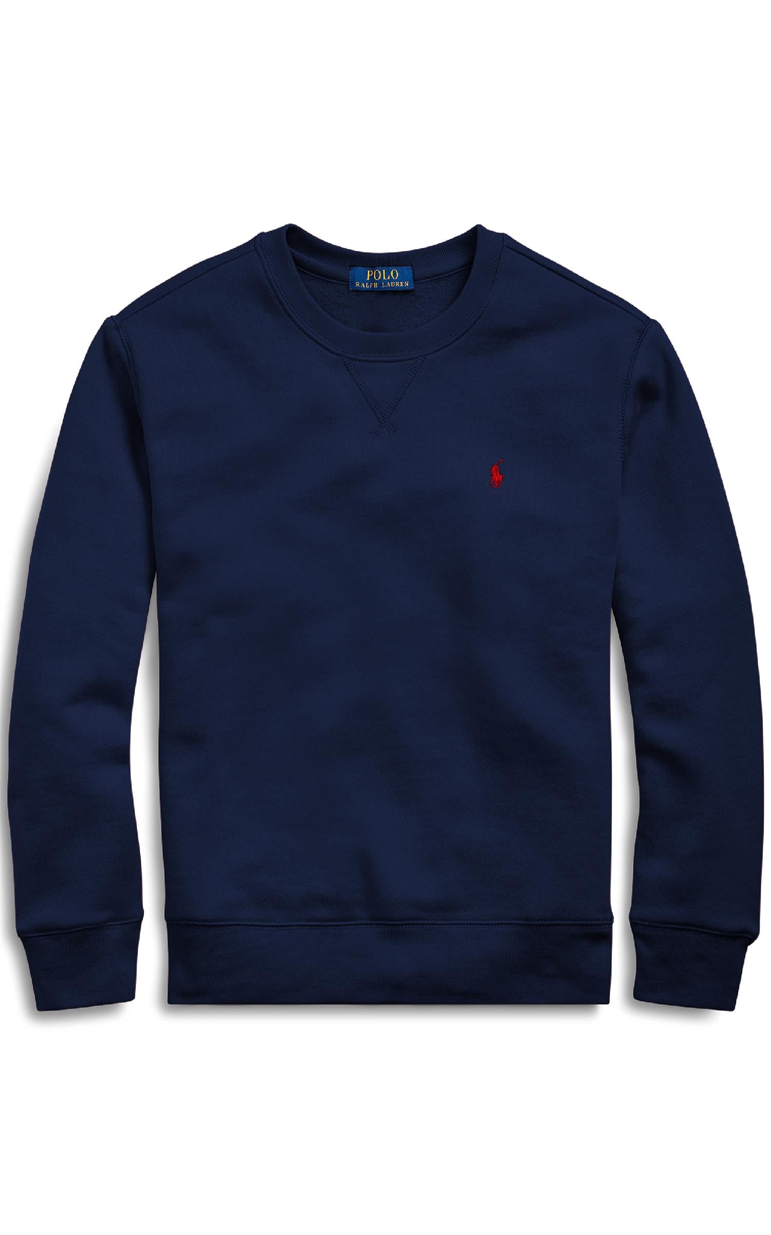 RALPH LAUREN 8-16År Long Sleeve CN-Tops,Teens Mørkeblå