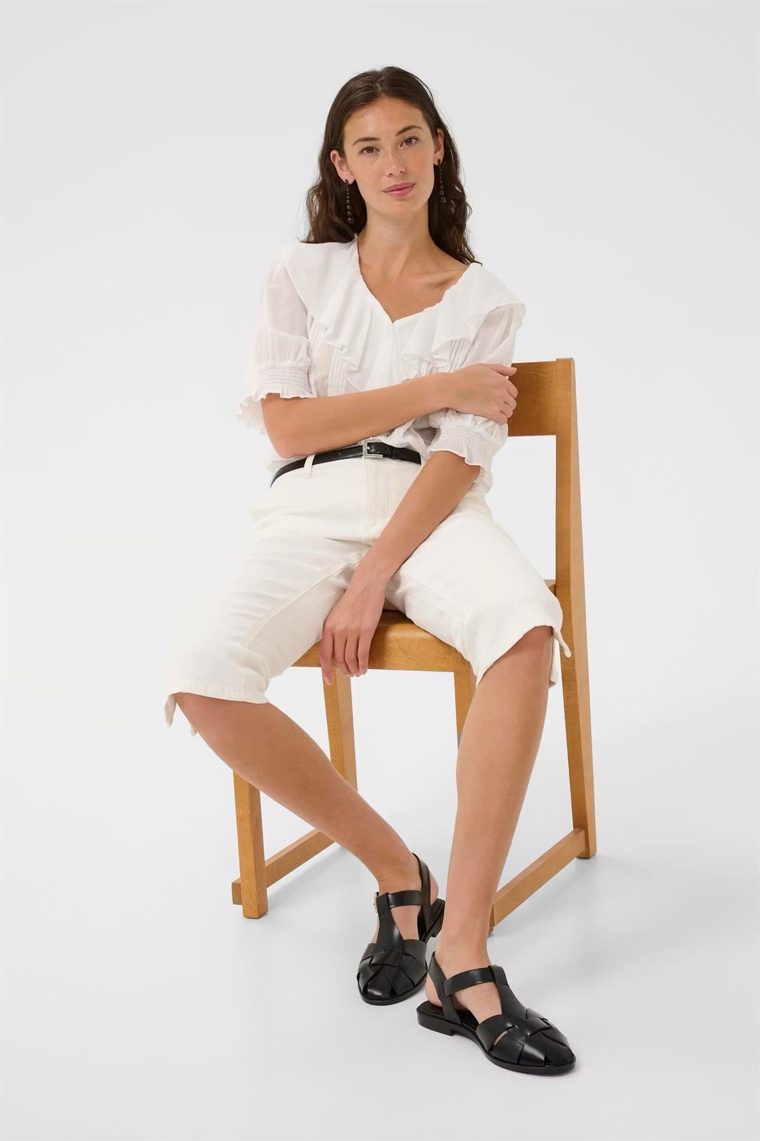 CULTURE Musso Blouse White