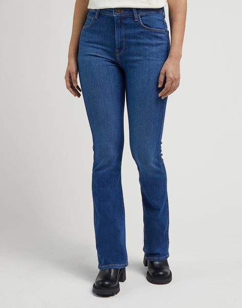 LEE Breese Boot Leg, Azure Wave Jeans Blå