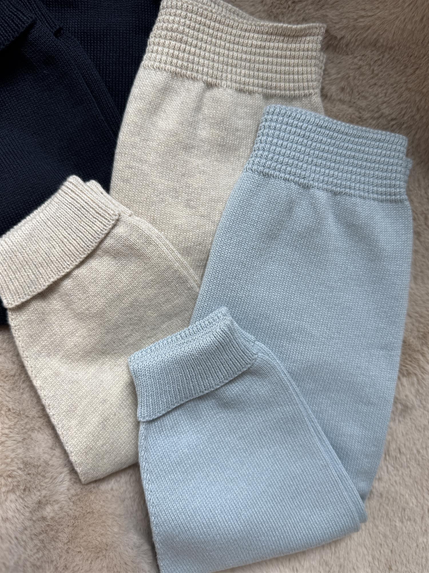 WEDOBLE Strikket bukse Dus Blå