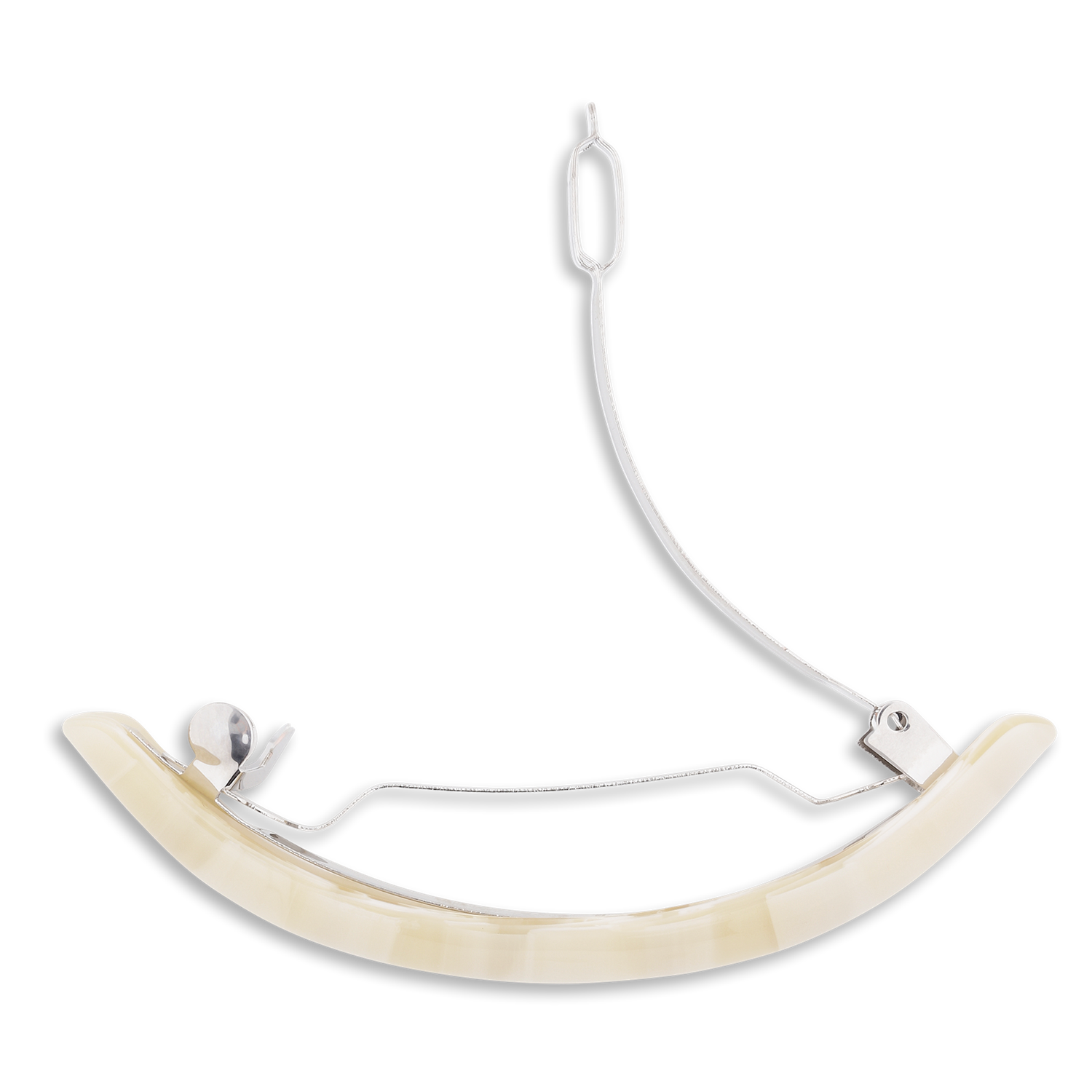 SUI AVA Curved Bone Clip Ivory