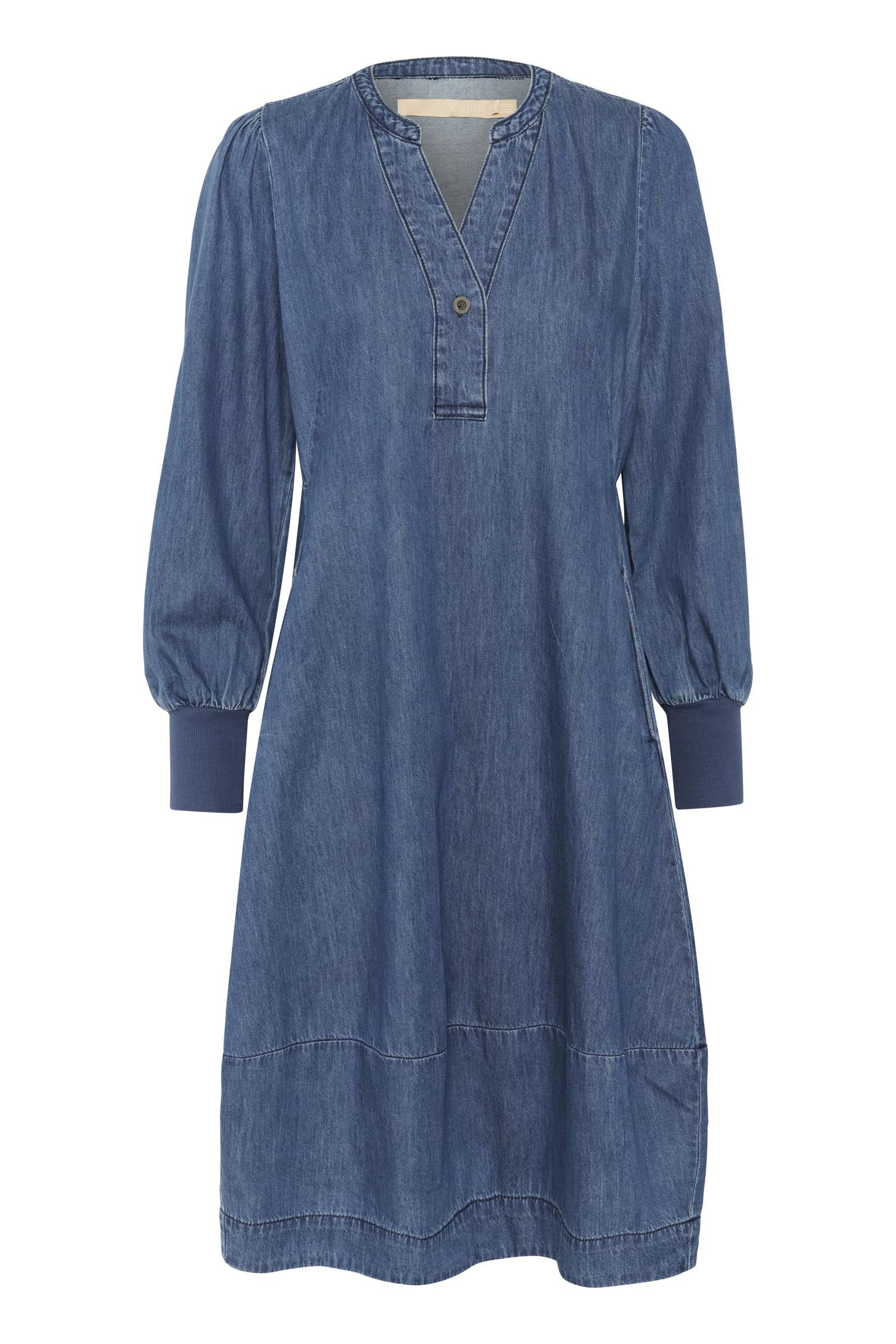 CULTURE Allura Arpa Rib Dress Blå